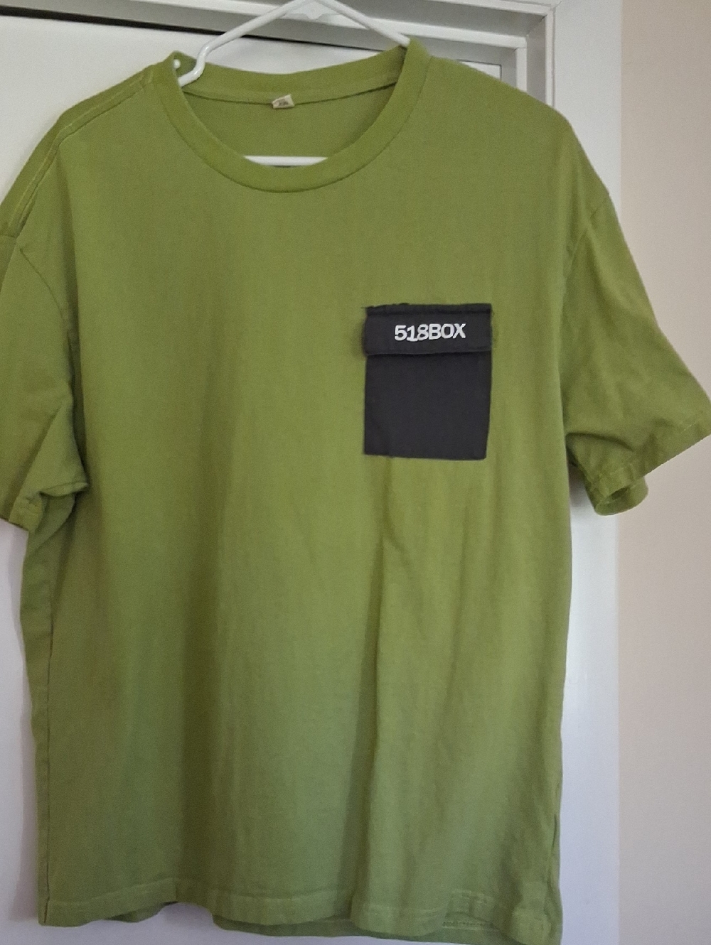 Olive Green Short Sleeve Pocket Tee